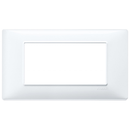 Vimar Plana placca 4 moduli colore bianco 14654.01