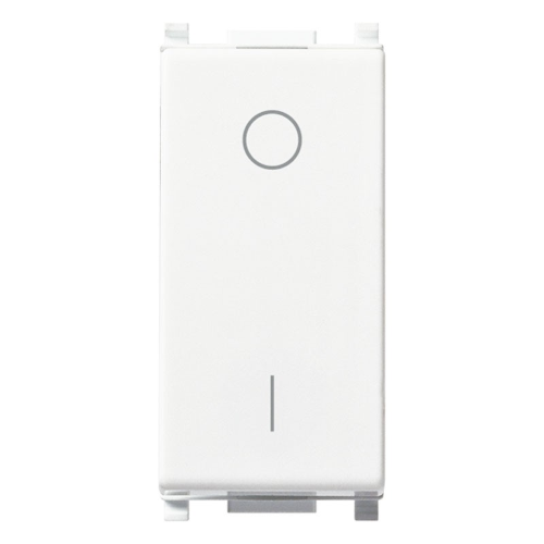Interruttore Bipolare Vimar Plana 2P 16AX 250V 1M Bianco 14015