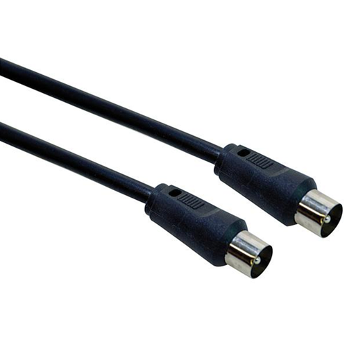 CAVO ANTENNA TV SPINA MASCHIO IEC - SPINA MASCHIO IEC 2m NERO