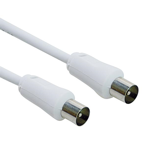 CAVO ANTENNA TV SPINA MASCHIO IEC - SPINA MASCHIO IEC 2m BIANCO