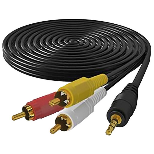 CAVO AUDIO/VIDEO SPINA 4 POLI 3,5mm / RCA 1,5 METRI