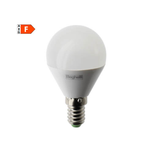 LAMPADINA LED SFERA OPALE 7W E14 3000K/CALDA BEGHELLI 56870
