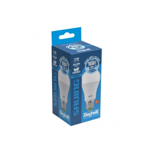 LAMPADINA LED GOCCIA OPALE 16W E27 6500K/FREDDA BEGHELLI 56850