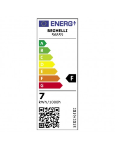 LAMPADINA LED GU10 7W 6500K/FREDDA 100° 600LM BEGHELLI 56859