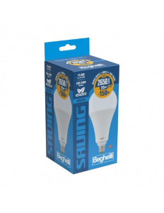 LAMPADINA LED GOCCIA OPALE 25W E27 3000K/CALDA BEGHELLI 56860