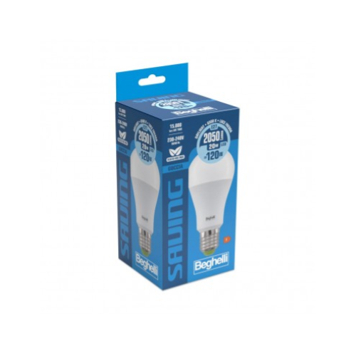 LAMPADINA LED GOCCIA OPALE 20W E27 6500K/FREDDA BEGHELLI 56853