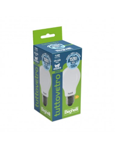 LAMPADINA LED GOCCIA OPALE 12W E27 6500K/FREDDA BEGHELLI 56528