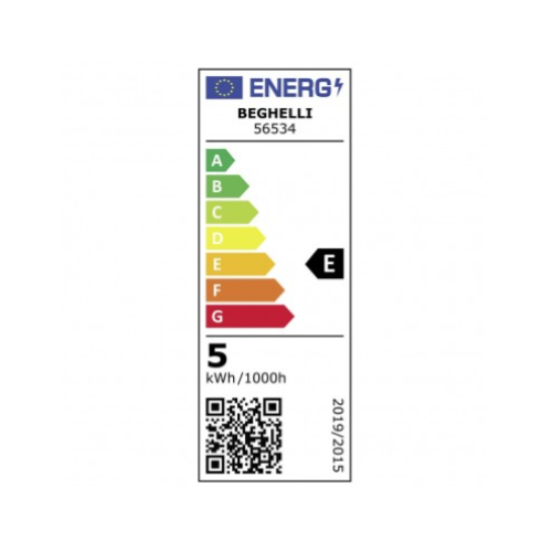 LAMPADINA LED OLIVA OPALE 5W E14 6500K/FREDDA BEGHELLI 56534