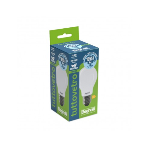 LAMPADINA LED GOCCIA OPALE 8W E27 6500K/FREDDA BEGHELLI 56525