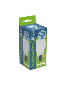 LAMPADINA LED GOCCIA OPALE 8W E27 6500K/FREDDA BEGHELLI 56525