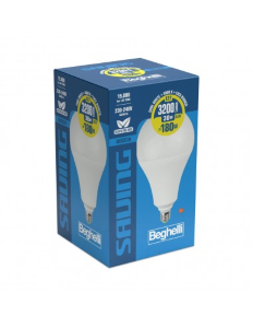 LAMPADINA LED GOCCIA OPALE 30W E27 4000K/NATURALE BEGHELLI 56864