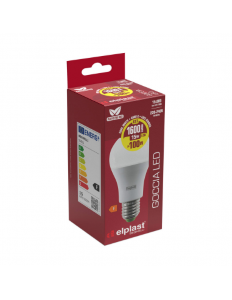 LAMPADINA LED GOCCIA OPALE 15W E27 4000K/NATURALE BEGHELLI/ELPLAST 56811