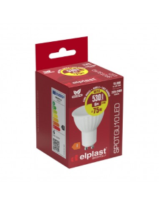 LAMPADINA LED SPOT GU10 6W 4000K/NATURALE 95° BEGHELLI/Elplast 57010