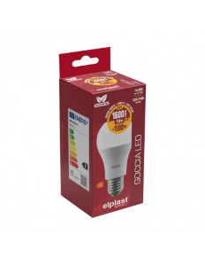 LAMPADINA LED GOCCIA OPALE 15W E27 3000K/CALDA BEGHELLI/ELPLAST 56823