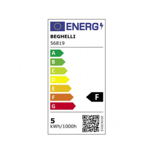 LAMPADINA LED SFERA OPALE 5W E14 6500K/FREDDA BEGHELLI/ELPLAST 56819