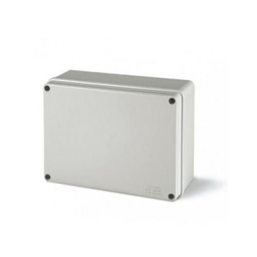 Scatola di derivazione stagna con pareti lisce 300 mm x 220 mm x 120 mm grigio FAEG FG13508