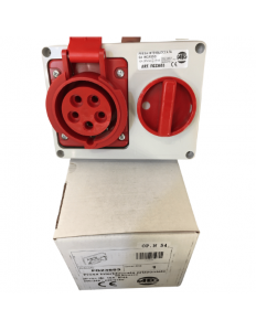 Presa interbloccata CEE da incasso 16A 3P+T+N 400V con int. FAEG FG23653