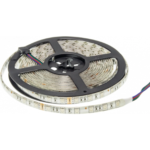 Striscia LED 5050 RGB 24V Impermeabile Edizione Professionale 60 SMD/m RGB WATERPROOF 14,4w ml Lunghezza: 5 metri