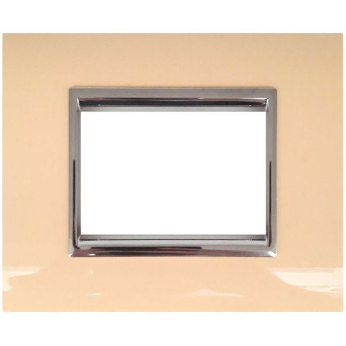 Placca NewPrestige 3 mod.giallo pastello ECL3083PY