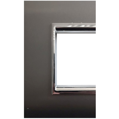 Placca NewPrestige 4 mod.alluminio n. ECL3084AN
