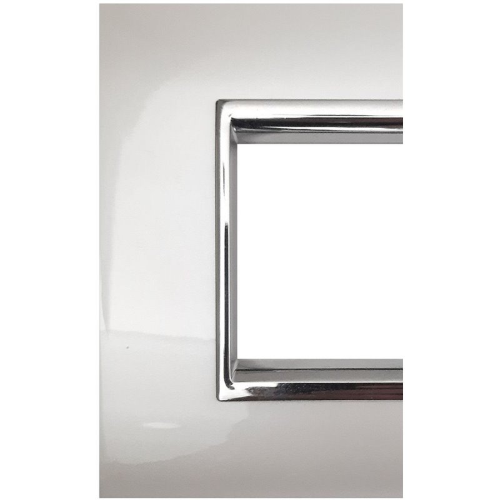 Placca NewPrestige 4 moduli bianco perla ECL3084BP
