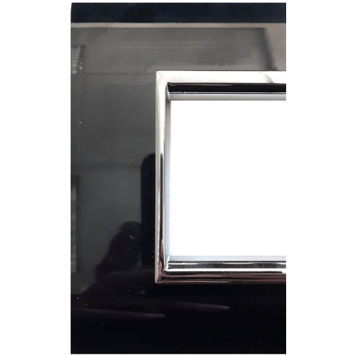 Placca NewPrestige 7 moduli nero ECL3087N