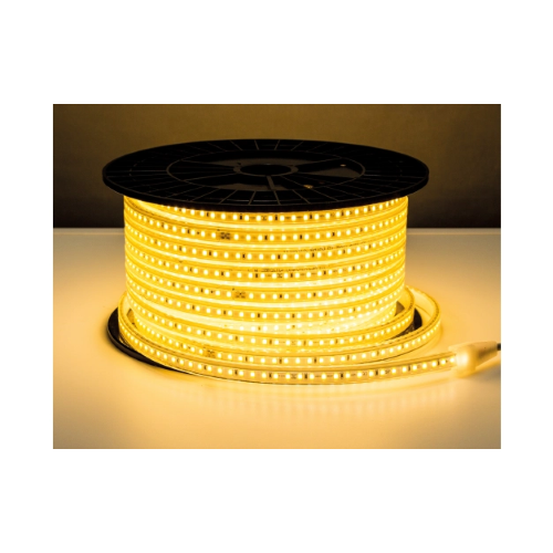 Striscia LED 5730 220V 120SMD/m 220V 2800K - IP65 LUCE CALDA (NECESSITA CAVO COLLEGAMENTO OPT 6631)