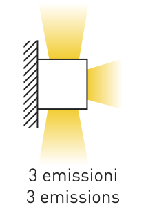 Applique LED IP54 10W 4000K Bianco