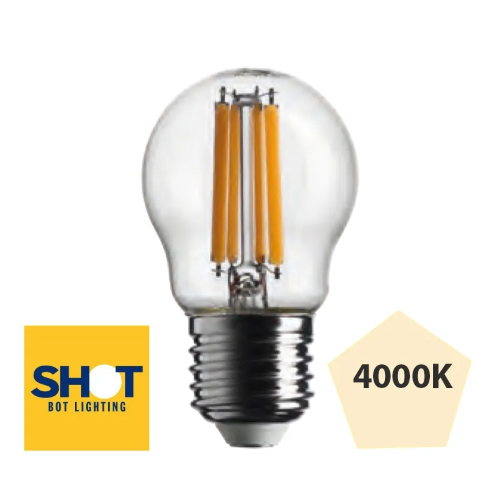 Lampada a led sfera stick e27 4,5w=40W 4000k  WLD3104X3