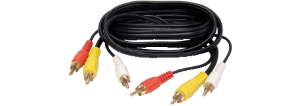 CAVO 3 SPINE RCA AUDIO-VIDEO A 3 SPINE RCA AUDIO-V