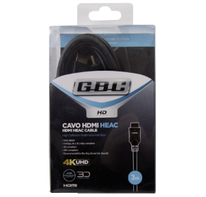 CAVO HDMI 4K HIGH SPEED WITH ETHERNET 10M GBC