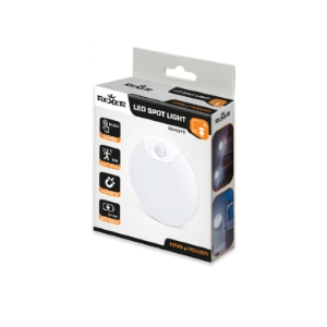 RX4075 - PUNTO LUCE LED TONDO MAGNETICO CON SENSORE NOTTURNO DI MOVIMENTO GBC