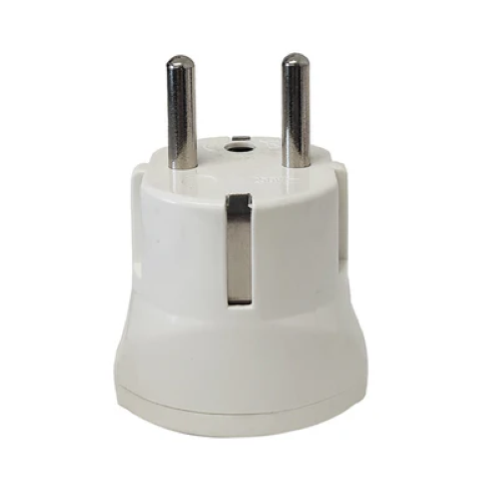 FAEG ADATTATORE CON SPINA SCHUKO 2P+T PRESA BIPASSO 2P+T 250V BIANCO