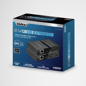 ESTENSORE HDMI 1080P 60M SU CAVO ETHERNET CON LOOPOUT E IR