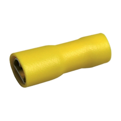 PRESA FASTON ISOLATA PASSO 6,35MM GIALLA - 20PZ