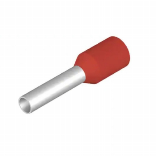 PUNTALINO TERMINALE PREISOLATO A BUSSOLA 1.0MM2 ROSSO - 25PZ