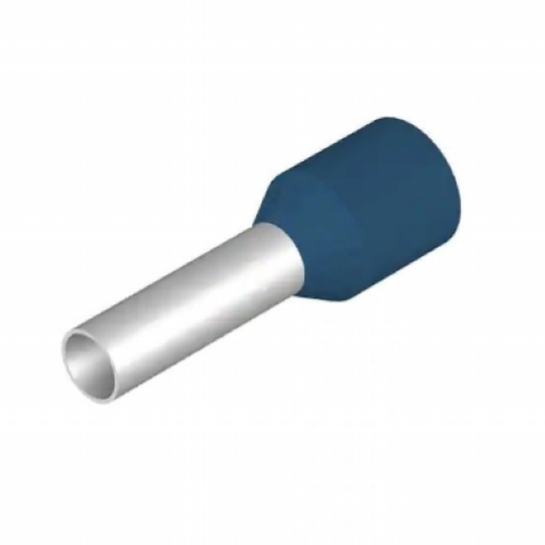 PUNTALINO TERMINALE PREISOLATO A BUSSOLA 2.5MM2 BLU - 25PZ