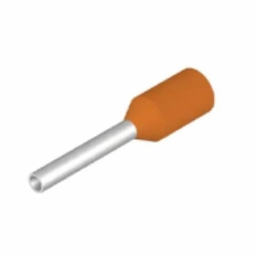 PUNTALINO TERMINALE PREISOLATO A BUSSOLA 4.0MM2 ARANCIO - 25PZ