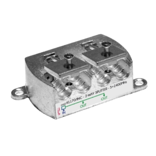 PI2 - PARTITORE DA INCASSO IN METALLO 2 USCITE