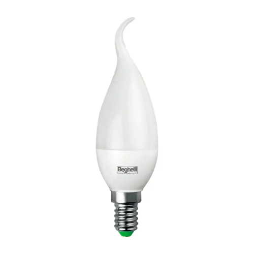 LAMPADINA LED COLPO DI VENTO OPALE 7W E14 4000K/NATURALE BEGHELLI 56923