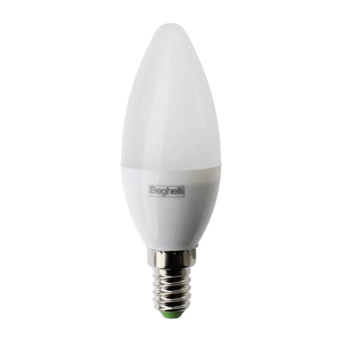 LAMPADINA LED OLIVA OPALE 5W E14 4000K/NATURALE BEGHELLI 56981