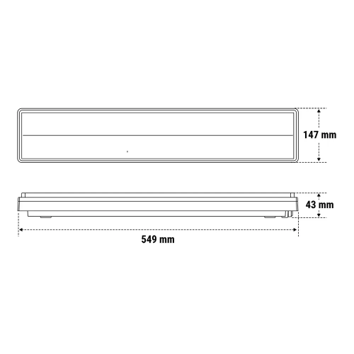 LAMPADA EMERGENZA LED 18W 4000K/NATURALE 8H IP42 BEGHELLI 8584