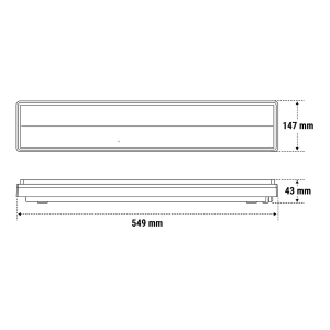 LAMPADA EMERGENZA LED 18W 4000K/NATURALE 8H IP42 BEGHELLI 8584