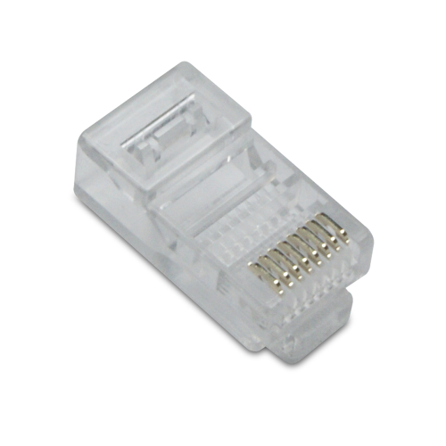 CONF. 10 CONNETTORI RJ45 MASCHI CAT.5E UTP 8P8C PER CAVO ETHERNET RETE LAN METRONIC 495281
