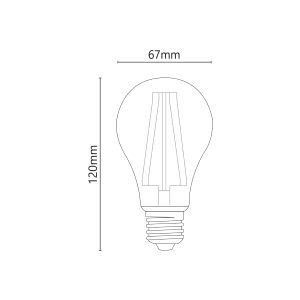 Lampada LED GOCCIA  FILO LED 18.0W 3280lm K6000 E27 ALCAPOWER 929725
