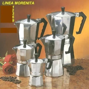 CAFFETTIERA MORENITA 6 TAZZE ALLUMINIO BIALETTI TZ06