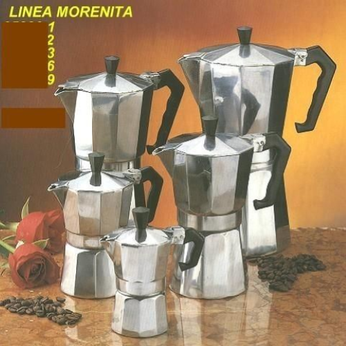 CAFFETTIERA MORENITA 9 TAZZE ALLUMINIO BIALETTI TZ09