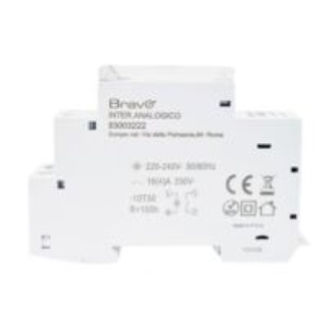 INTERRUTTORE ORARIO ANALOGICO GIORNALIERO DA DIN 1 CANALE BRAVO 93003222