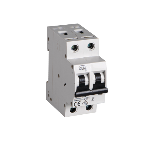 INTERRUTTORE MAGNETOTERMICO 2P 16A C 6KA KMB6-C16/2 KANLUX 23178