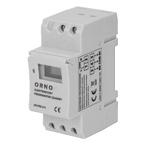 TIMER DIGITALE SU GUIDA DIN